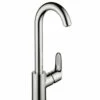 Hansgrohe Focus High-Arc Bar Faucet With Quick Clean Aerator - Includes Lifetime Warranty
