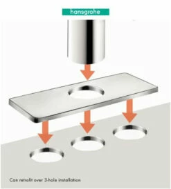 Hansgrohe Metris Single Hole Bathroom Faucet With EcoRight, Quick Clean, And ComfortZone Technologies - Drain Assembly Includedv -AMERICANBATH Sales HG 15.3 41320.1654185161