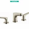 Hansgrohe Focus 1.2 GPM Widespread Bathroom Faucet With EcoRight, Quick Clean, And ComfortZone Technologies - Drain Assembly Included