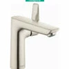 Hansgrohe Talis E 1.2 GPM Single Hole Bathroom Faucet With QuickClean, ComfortZone And EcoRight Technology - Includes Metal Pop-Up Drain Assembly (2) -AMERICANBATH Sales HG 25 24200.1654201003