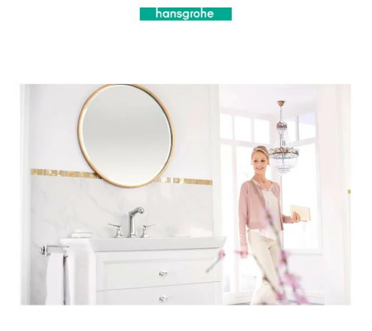 Hansgrohe Metropol Classic 1.2 GPM Widespread Bathroom Faucet With Pop-Up Drain Assembly (2) 5 Hansgrohe Metropol Classic 1.2 GPM Widespread Bathroom Faucet With Pop-Up Drain Assembly (2) - Image 3