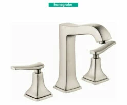 Hansgrohe Metropol Classic 1.2 GPM Widespread Bathroom Faucet With Pop-Up Drain Assembly (2)