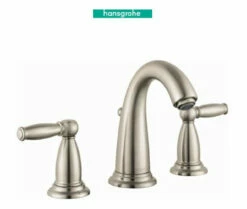 Hansgrohe Swing C 1.2 GPM Widespread Bathroom Faucet With EcoRight And Quick Clean Technologies - Drain Assembly Included