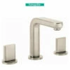 Hansgrohe Metris S 1.2 GPM Widespread Bathroom Faucet With EcoRight, Quick Clean, And ComfortZone Technologies - Drain Assembly Included