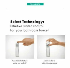 Hansgrohe Metropol 1.2 (GPM) Single Hole Bathroom Faucet With Push Button Handle Less Drain Assembly - Limited Lifetime Warranty -AMERICANBATH Sales HG 41.2 56579.1654275890
