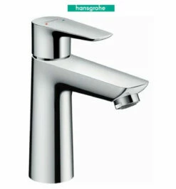 Hansgrohe Talis E 1.2 GPM Single Hole Bathroom Faucet With QuickClean, ComfortZone And EcoRight Technology - Includes Metal Pop-Up Drain Assembly