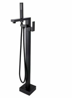 Royal Midnight Square Freestanding Tub Filler Black