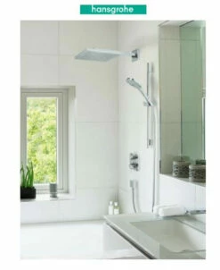 Hansgrohe Raindance E Thermostatic Shower System With Shower Head, Hand Shower, Shower Arm, Hose, And Valve Trim 11 Hansgrohe Raindance E Thermostatic Shower System With Shower Head, Hand Shower, Shower Arm, Hose, And Valve Trim -AMERICANBATH Sales Hansgrohe 10.1 96530.1651768148