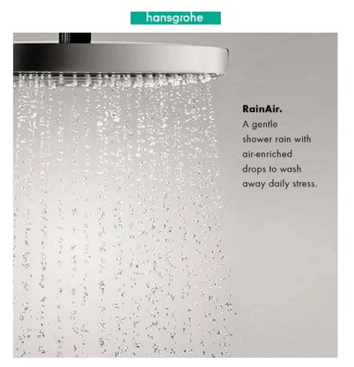 Hansgrohe Raindance E Thermostatic Shower System With Shower Head, Hand Shower, Shower Arm, Hose, And Valve Trim 5 Hansgrohe Raindance E Thermostatic Shower System With Shower Head, Hand Shower, Shower Arm, Hose, And Valve Trim - Image 3