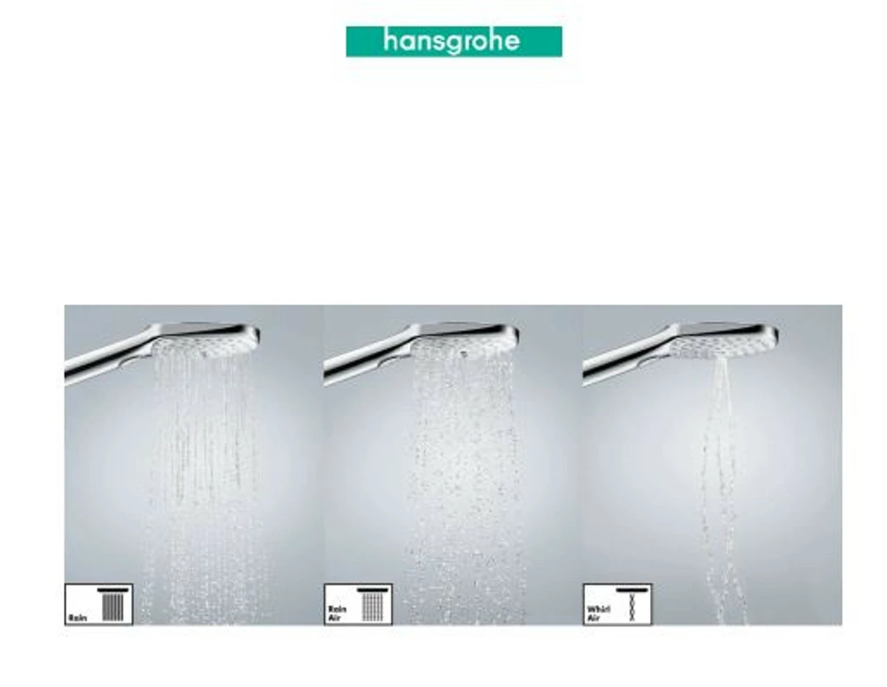 Hansgrohe Raindance E Thermostatic Shower System With Shower Head, Hand Shower, Shower Arm, Hose, And Valve Trim 4 Hansgrohe Raindance E Thermostatic Shower System With Shower Head, Hand Shower, Shower Arm, Hose, And Valve Trim - Image 2