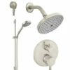 Hansgrohe S Thermostatic Shower System With Volume Control & Diverter Trim, 24" Wall Bar, Shower Arm, Shower Head And Multi Function Hand Shower, Less Valve -AMERICANBATH Sales Hansgrohe 13 Brushed 42493.1652200386