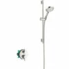 Hansgrohe Raindance S Thermostatic Shower System With Shower Head, Hand Shower, Shower Arm, Hose, And Valve Trim -AMERICANBATH Sales Hansgrohe 5 Chrome 44012.1651589447