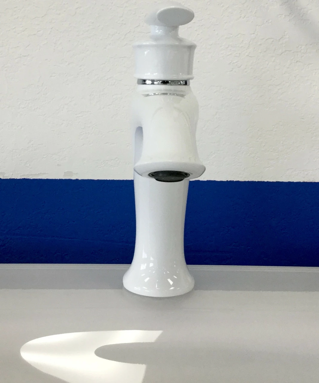 Royal Swan White Bathroom Faucet 5 Royal Swan White Bathroom Faucet - Image 3