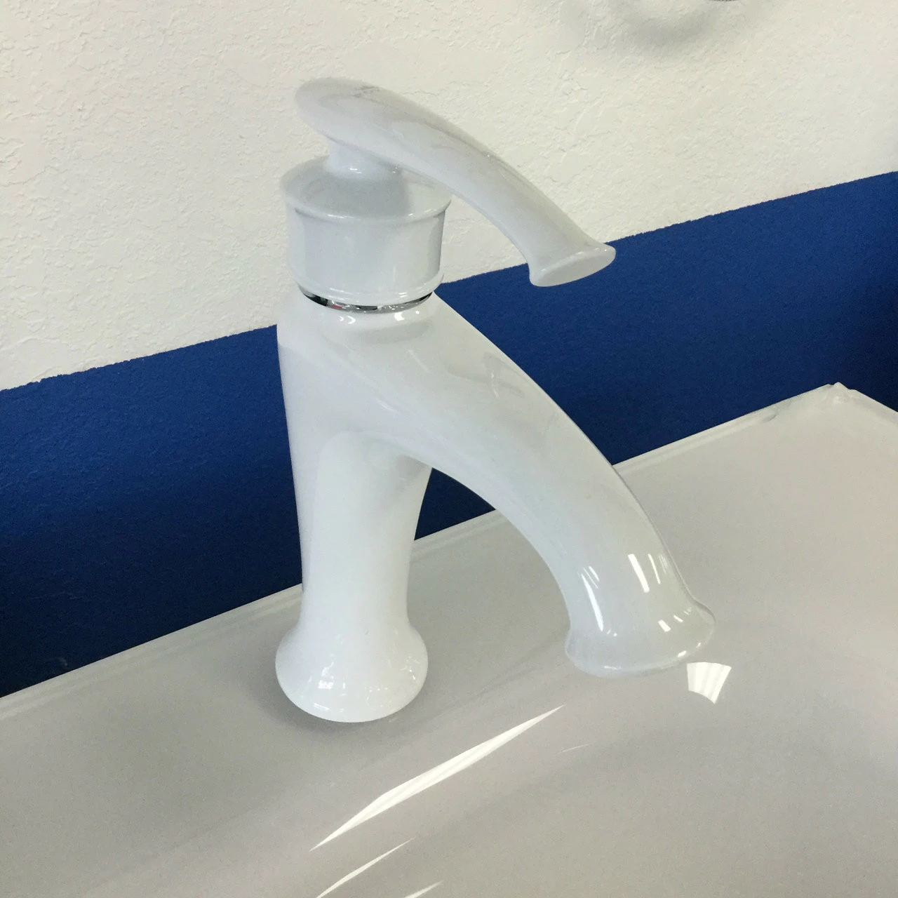 Royal Swan White Bathroom Faucet 6 Royal Swan White Bathroom Faucet - Image 4