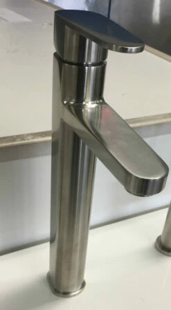 Royal Tall Brushed Nickel Bathroom Faucet