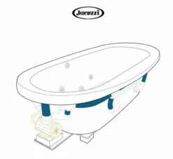 Jacuzzi Inizio 66" X 36" Freestanding Whirlpool With Whisper+ Technology™ -AMERICANBATH Sales JCZ 2.5 02854.1660766542