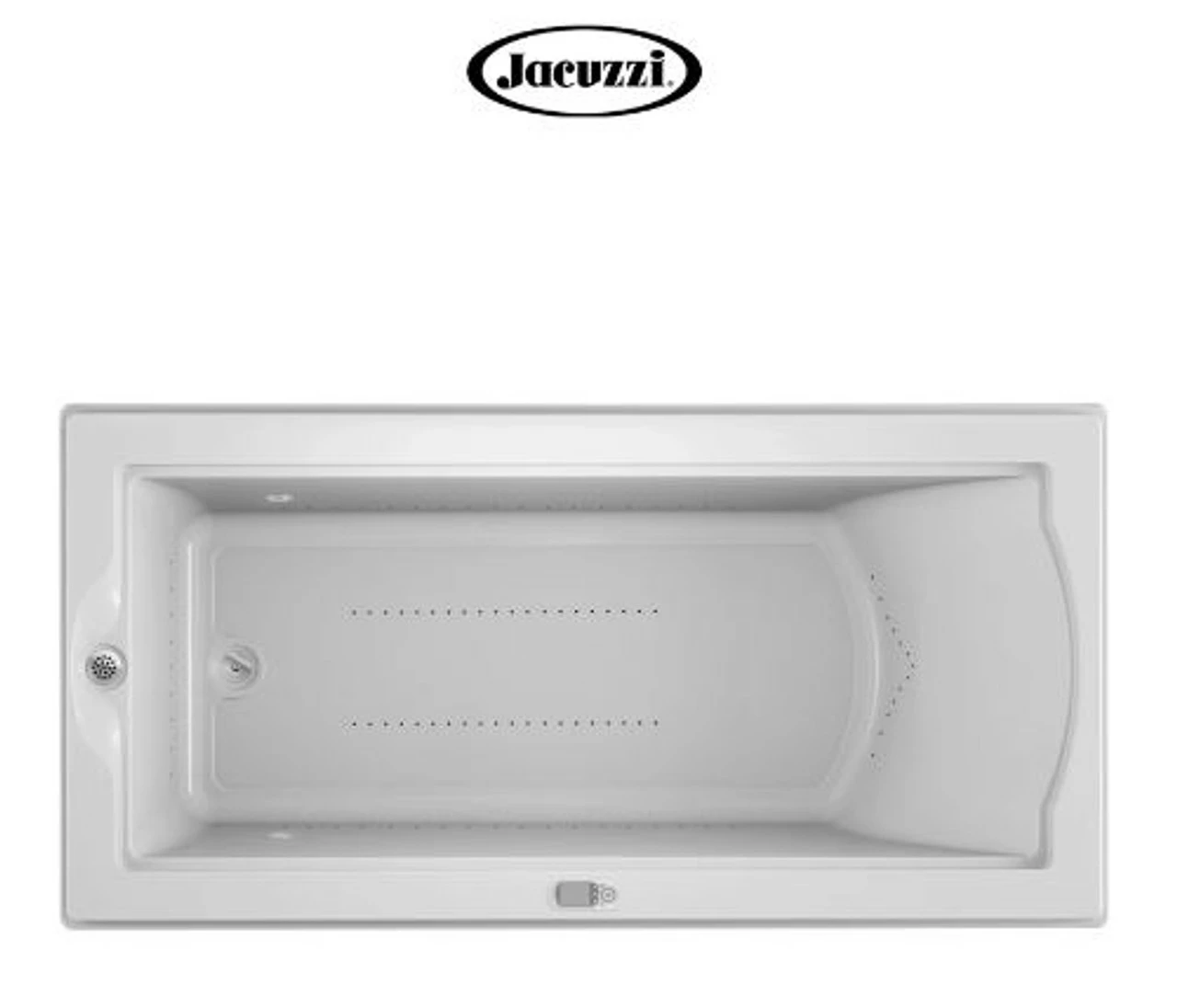 Jacuzzi 72" X 36" Fuzion Drop In Luxury Pure Air®; Bathtub With LCD Controls, Chromatherapy, Left Drain And Right Blower - Integrated Drain Assembly Included 4 Jacuzzi 72" X 36" Fuzion Drop In Luxury Pure Air®; Bathtub With LCD Controls, Chromatherapy, Left Drain And Right Blower - Integrated Drain Assembly Included - Image 2