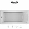 Jacuzzi 72" X 36" Fuzion Drop In Soaking Bathtub With Universal Drain - Integrated Drain Assembly Included 1 Jacuzzi 72" X 36" Fuzion Drop In Soaking Bathtub With Universal Drain - Integrated Drain Assembly Included -AMERICANBATH Sales JKZ 4 07545.1654110672