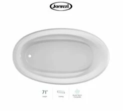 Jacuzzi Signature 71" Drop In Soaking Bathtub With Universal Drain - Less Drain Assembly
