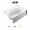 Jacuzzi 60" X 42" Signature Three Wall Alcove Whirlpool Bathtub With 6 Jets, Air Controls, Tiling Flange, Skirt, Right Drain, And Left Pump -AMERICANBATH Sales Jacuzzi 10 92940.1652121058