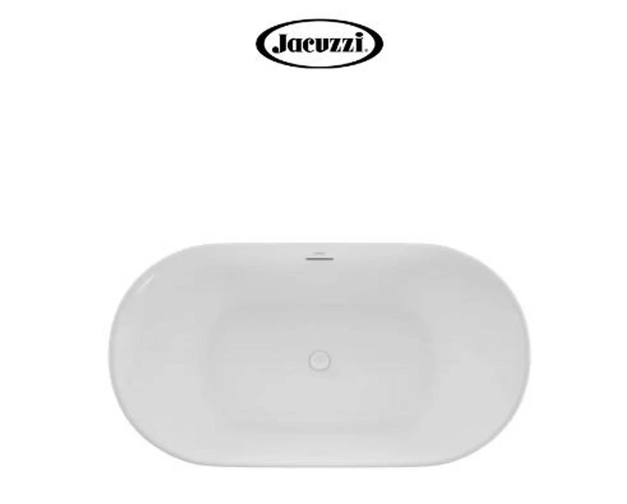 Jacuzzi Lyndsay 59" Free Standing Acrylic Soaking Tub With NW50827 Tub Filler Faucet, Center Drain, Drain Assembly And Overflow 6 Jacuzzi Lyndsay 59" Free Standing Acrylic Soaking Tub With NW50827 Tub Filler Faucet, Center Drain, Drain Assembly And Overflow - Image 4