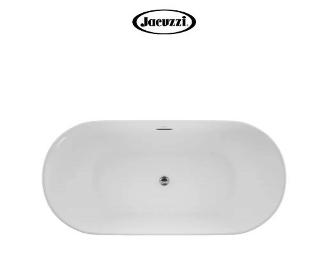 Jacuzzi Lyndsay 67" Free Standing Acrylic Soaking Tub With NW50827 Tub Filler Faucet, Center Drain, Drain Assembly And Overflow 5 Jacuzzi Lyndsay 67" Free Standing Acrylic Soaking Tub With NW50827 Tub Filler Faucet, Center Drain, Drain Assembly And Overflow - Image 3