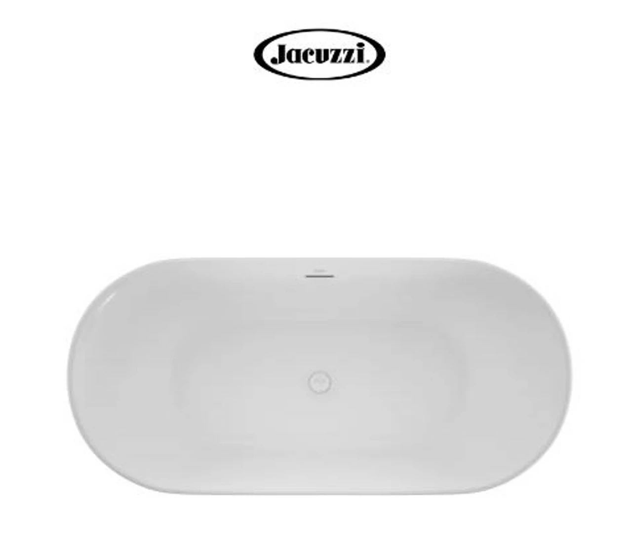 Jacuzzi Lyndsay 67" Free Standing Acrylic Soaking Tub With NW50827 Tub Filler Faucet, Center Drain, Drain Assembly And Overflow 4 Jacuzzi Lyndsay 67" Free Standing Acrylic Soaking Tub With NW50827 Tub Filler Faucet, Center Drain, Drain Assembly And Overflow - Image 2