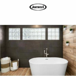 Jacuzzi Floor Mounted Tub Filler With Metal Lever Handle, Built-In Diverter, Single Function Hand Shower And Square Escutcheon -AMERICANBATH Sales Jacuzzi 20.3 69649.1653403317