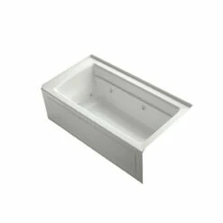 Kohler Archer Collection 60" Three Wall Alcove Jetted Whirlpool Bath Tub With Right Side Drain 10 Kohler Archer Collection 60" Three Wall Alcove Jetted Whirlpool Bath Tub With Right Side Drain -AMERICANBATH Sales K 1122 RA 2 40643.1635343137