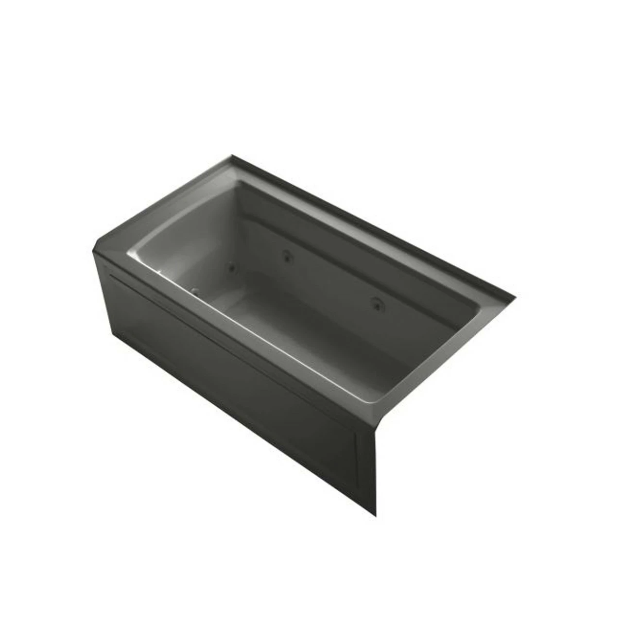 Kohler Archer Collection 60" Three Wall Alcove Jetted Whirlpool Bath Tub With Right Side Drain 7 Kohler Archer Collection 60" Three Wall Alcove Jetted Whirlpool Bath Tub With Right Side Drain - Image 5