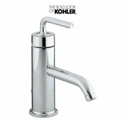 Kohler Purist 1.2 GPM Single Hole Bathroom Faucet With Pop-Up Drain Assembly