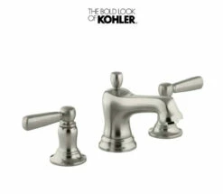 Kohler Bancroft Widespread Bathroom Faucet With Ultra-Glide Valve Technology - Free Metal Pop-Up Drain Assembly With Purchase