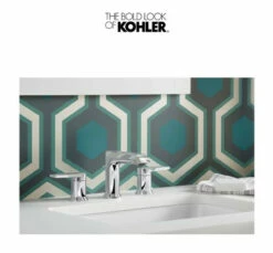 Kohler Hint 1.2 GPM Widespread Bathroom Faucet With Pop-Up Drain 18 Kohler Hint 1.2 GPM Widespread Bathroom Faucet With Pop-Up Drain -AMERICANBATH Sales KLR 2.5 50846.1655147791