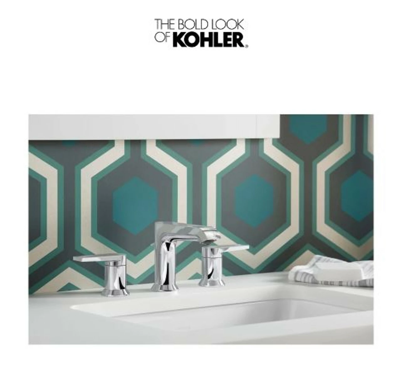 Kohler Hint 1.2 GPM Widespread Bathroom Faucet With Pop-Up Drain 9 Kohler Hint 1.2 GPM Widespread Bathroom Faucet With Pop-Up Drain - Image 7