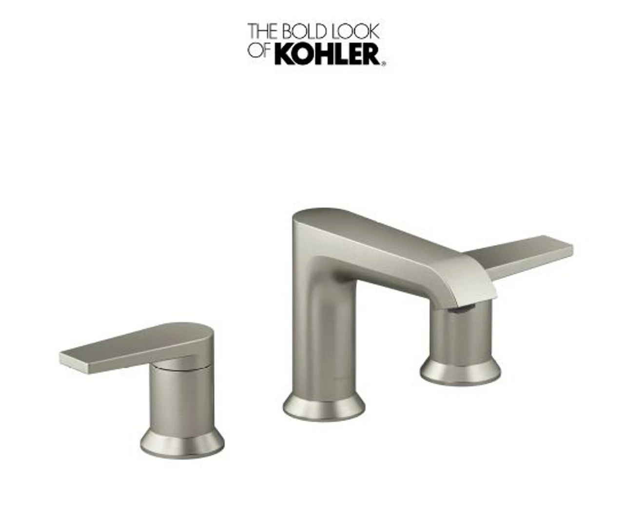Kohler Hint 1.2 GPM Widespread Bathroom Faucet With Pop-Up Drain 3 Kohler Hint 1.2 GPM Widespread Bathroom Faucet With Pop-Up Drain