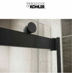 Kohler Levity 74" High X 47-5/8" Wide Bypass Semi Frameless Shower Door With Clear Glass -AMERICANBATH Sales Kohler 1.3 52979.1653166134
