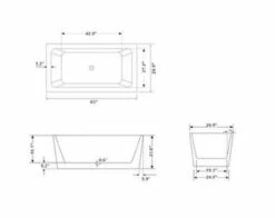 Royal Melbourne 63 Inch Freestanding Bathtub 15 Royal Melbourne 63 Inch Freestanding Bathtub -AMERICANBATH Sales MEL 1.3 09693.1658341226