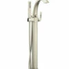 Moen Voss Floor Mounted Tub Filler With Riser And Built-In Diverter - Includes Hand Shower -AMERICANBATH Sales MOEN 4 90304.1653405629