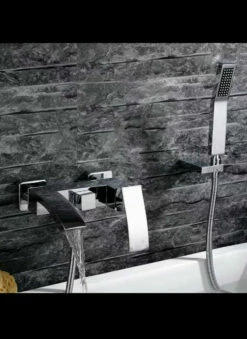 Royal Fall Wall Tub Faucet With Handshower