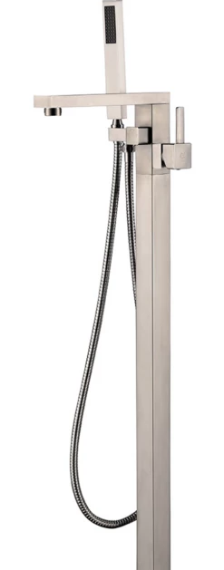 Royal Lux Square Freestanding Tub Faucet Nickel