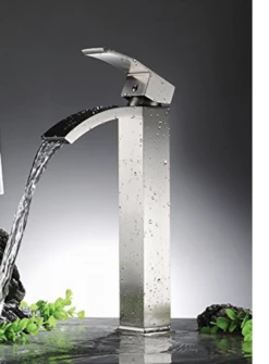 Nimo Tall Single Handle Faucet Brushed Nickel