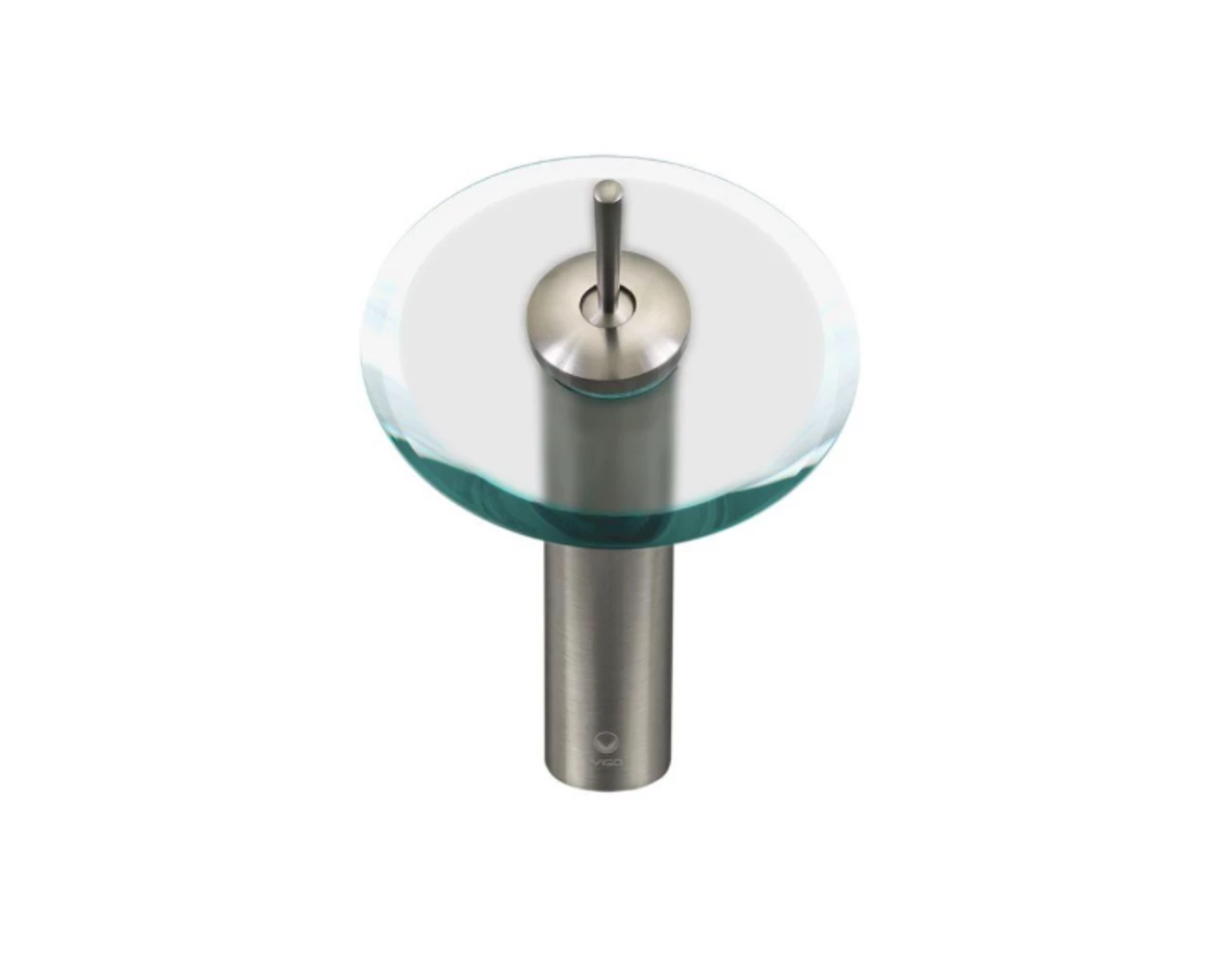 Donna Waterfall Faucet Short Stem Brushed Nickel 3 Donna Waterfall Faucet Short Stem Brushed Nickel