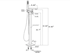 Royal Nova Square Freestanding Tub Filler Chrome -AMERICANBATH Sales Screen Shot 2017 03 10 at 11.31.47 AM 44085 54043.1552185344