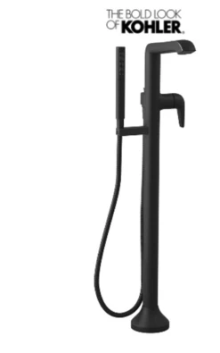 Kohler Tempered Floor Mounted Tub Filler - Includes Hand Shower