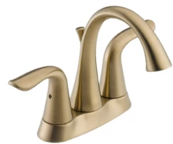 Delta Lahara Centerset Bathroom Faucet With Pop-Up Drain Assembly - Includes Lifetime Warranty