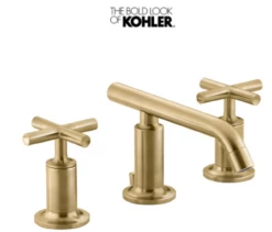 Kohler Purist 1.2GPM Widespread Bathroom Faucet With Pop-Up Drain Assembly
