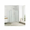 Vigo Monteray 73-3/8" High X 46" Wide X 34-1/8" Deep Hinged Frameless Shower Enclosure With 3/8" Glass 1 Vigo Monteray 73-3/8" High X 46" Wide X 34-1/8" Deep Hinged Frameless Shower Enclosure With 3/8" Glass -AMERICANBATH Sales VG601136 0 61216.1638120564