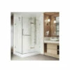 Vigo Monteray 79-1/4" High X 48" Wide X 32-3/8" Deep Hinged Frameless Shower Enclosure With 3/8" Glass - Shower Pan With Right Hand Drain -AMERICANBATH Sales VG601148WR 0 50813.1638119217
