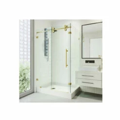 Vigo Winslow 79-7/8" High X 48-1/8" Wide X 36-1/8" Deep Sliding Frameless Shower Enclosure -AMERICANBATH Sales VG605148WL 2 37704.1638115037