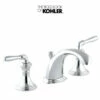 Kohler Devonshire Widespread Bathroom Faucet With UltraGlide Valve And Quick Mount Technology - Free Metal Pop-Up Drain Assembly With Purchase